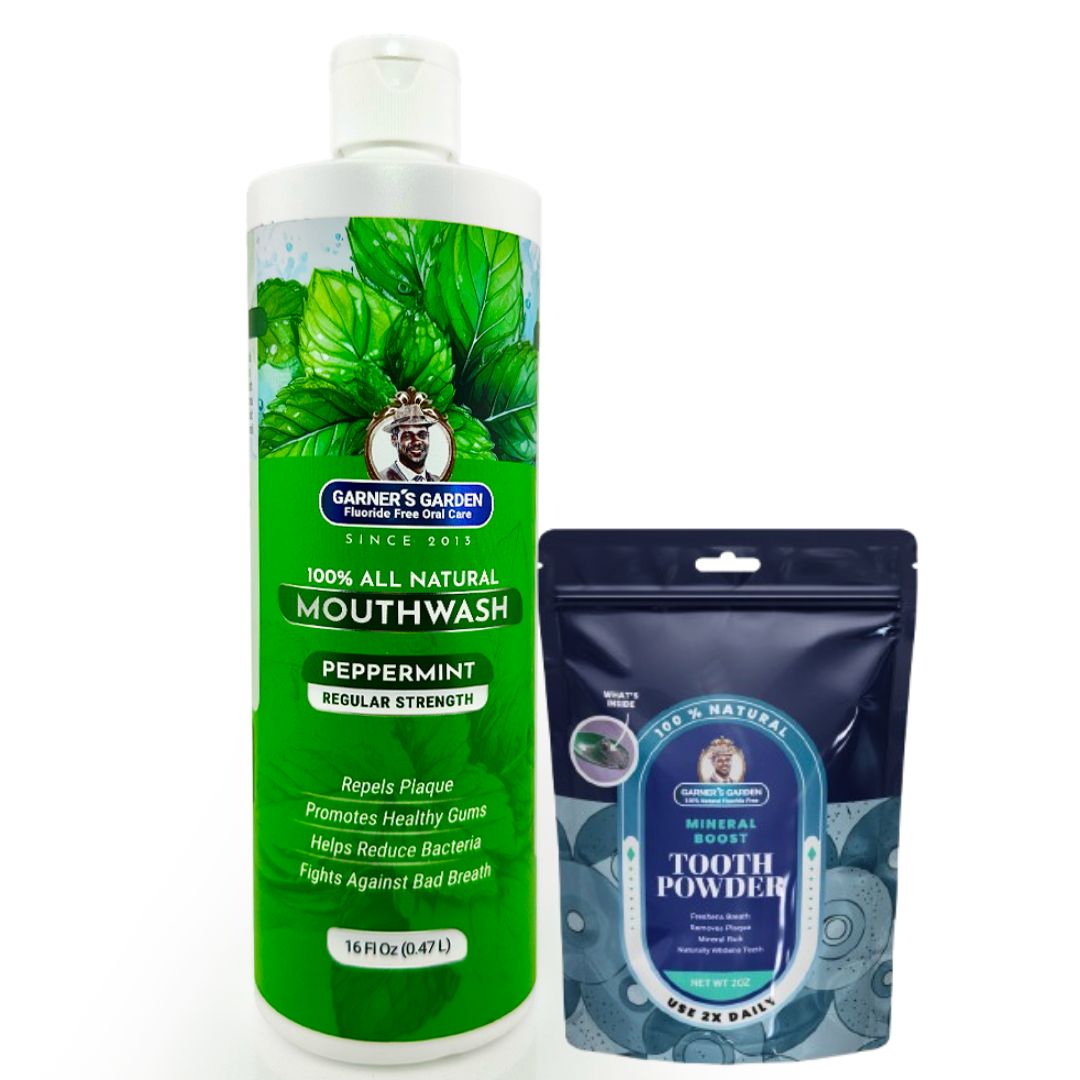 Natural Mouthwash and Tooth Powder | H2O2 | Antibacterial Fluoride-Free