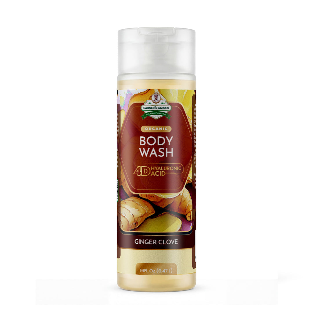 4D Hyaluronic Acid Body Wash Ginger Clove 16 oz