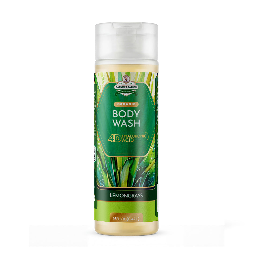 4D Hyaluronic Acid Body Wash Lemongrass 16 oz