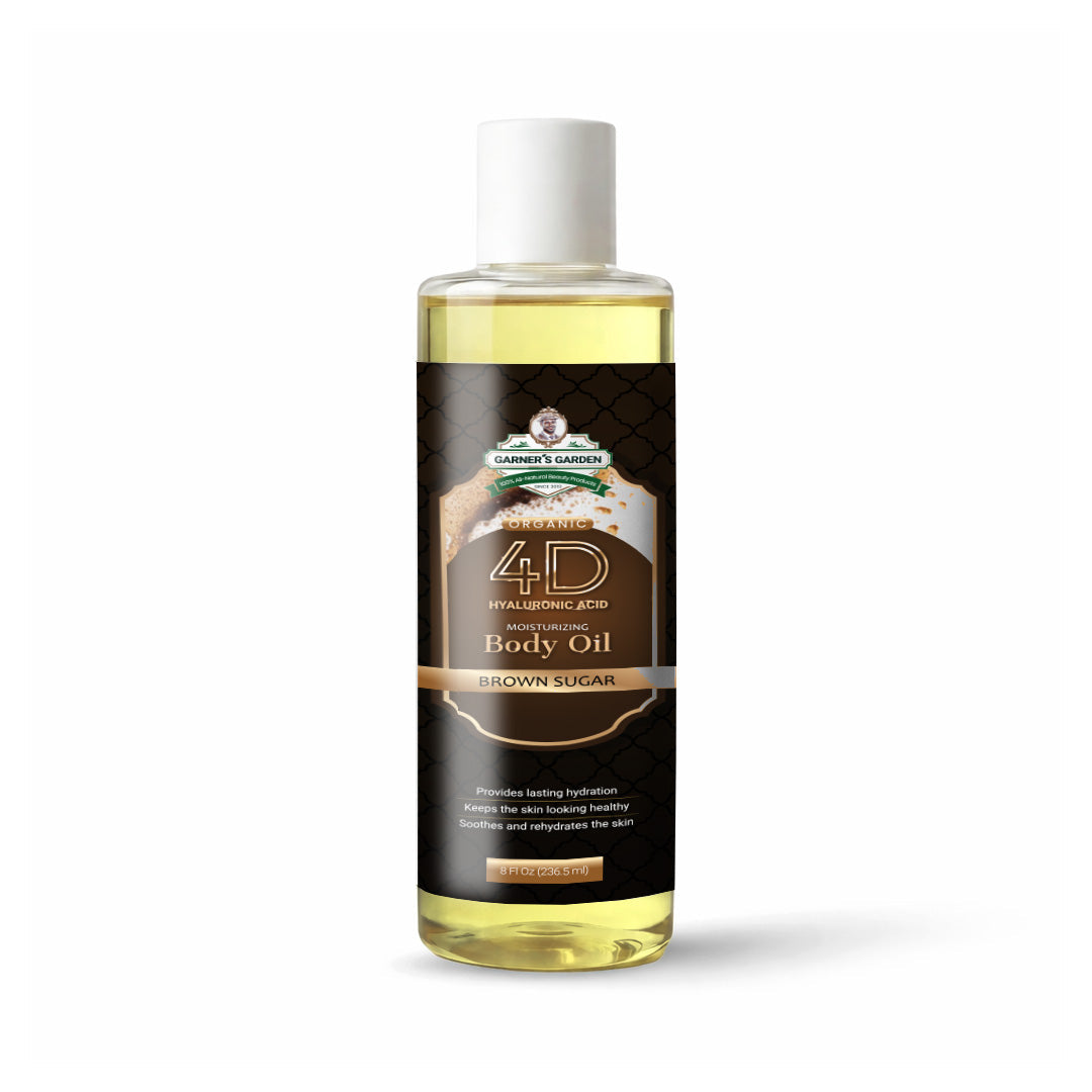 4D Hyaluronic Acid Body Oil Brown Sugar 8 oz