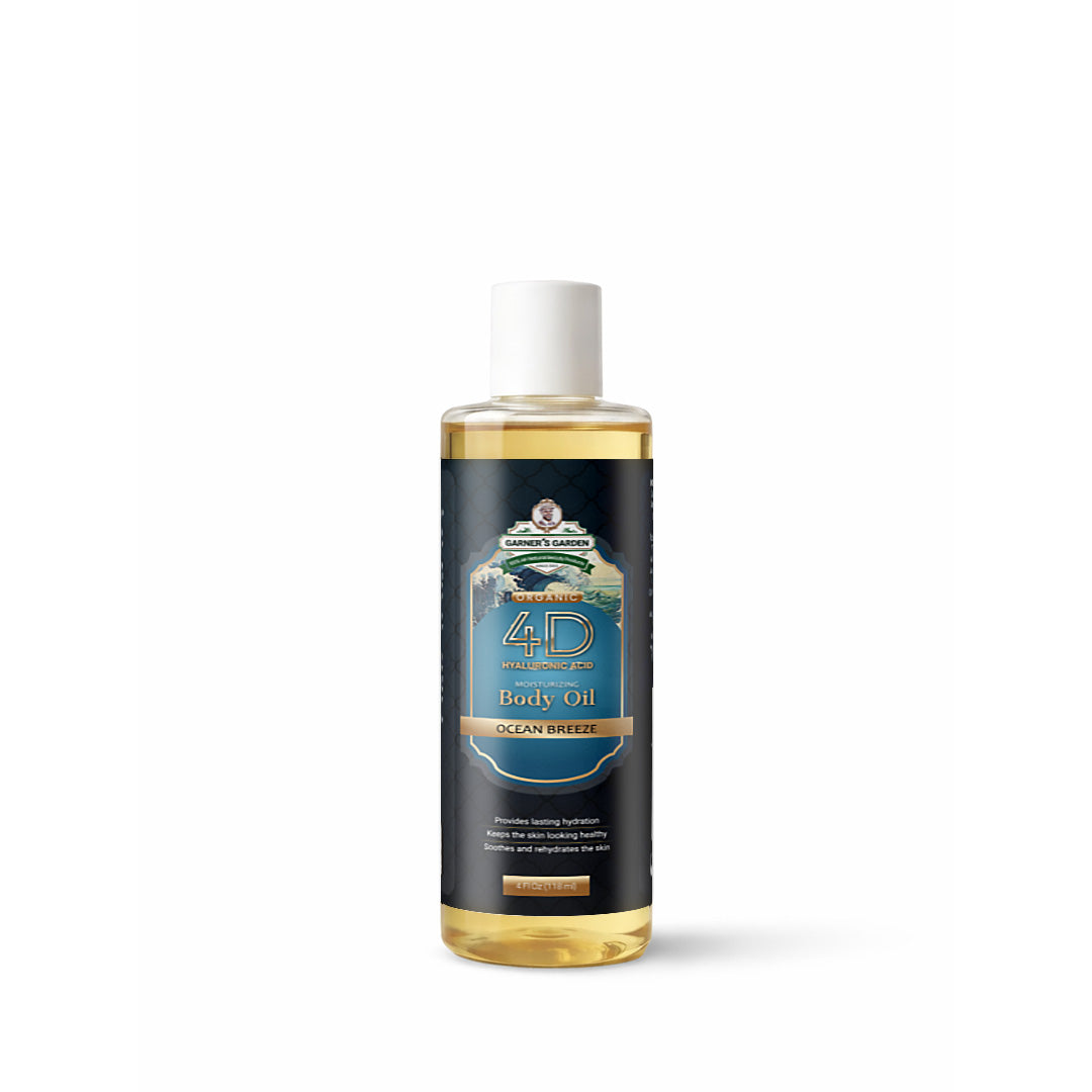 4D Hyaluronic Acid Body Oil Ocean Breeze 4 oz
