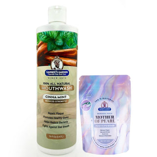 Natural Mouthwash and Tooth Powder | H2O2 | Antibacterial Fluoride-Free