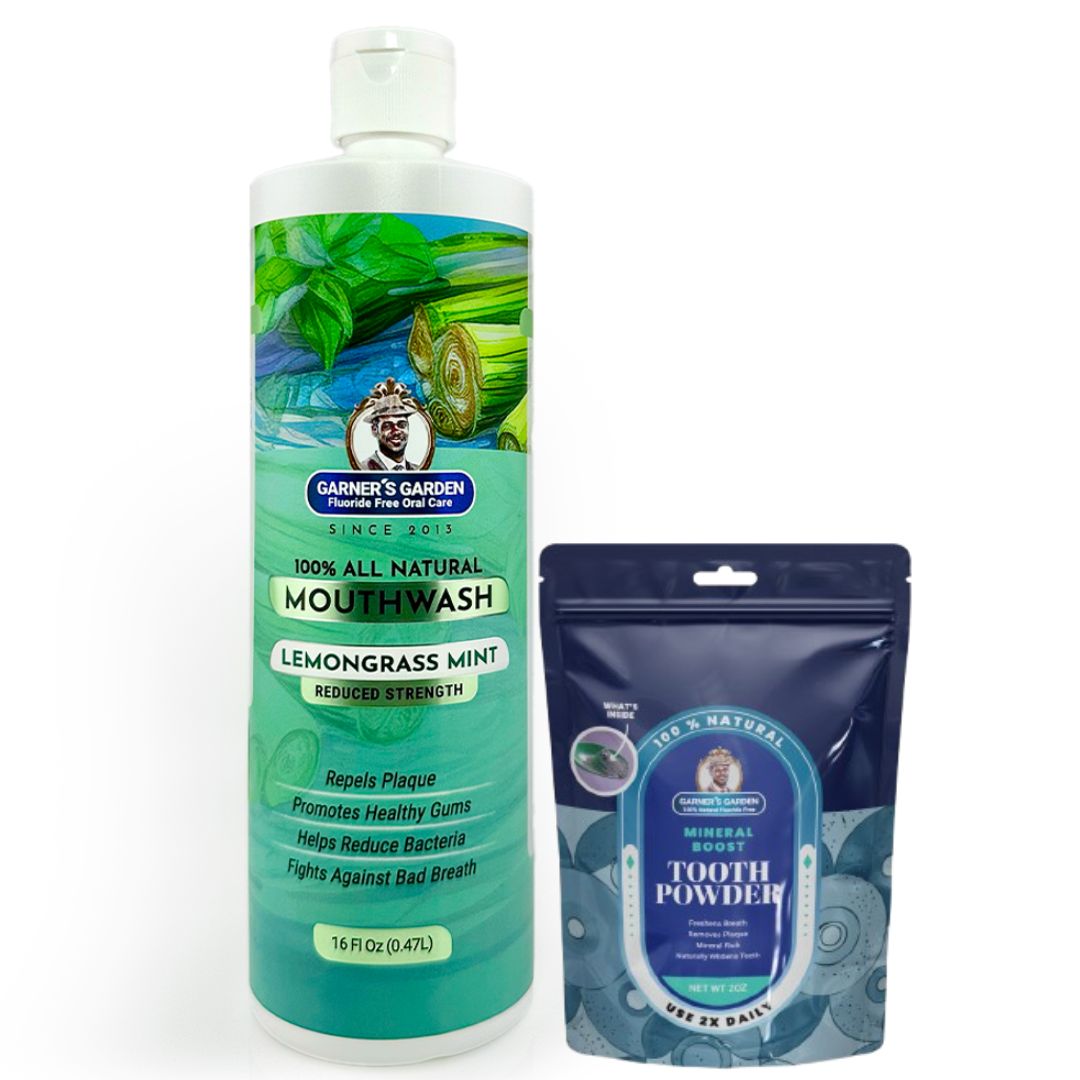 Natural Mouthwash and Tooth Powder | H2O2 | Antibacterial Fluoride-Free