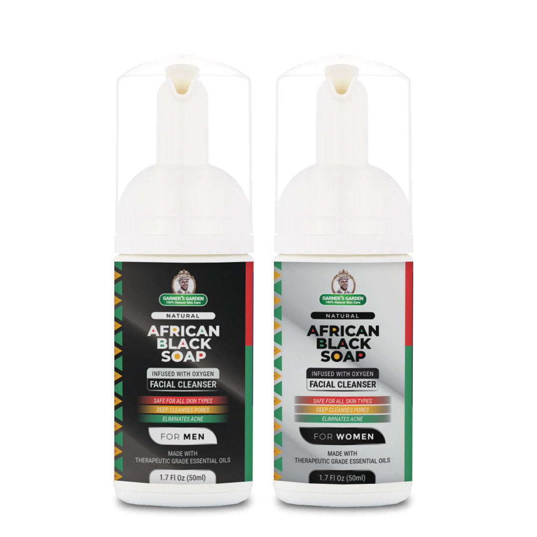 African Black Soap Foaming Facial Cleanser | H2O2