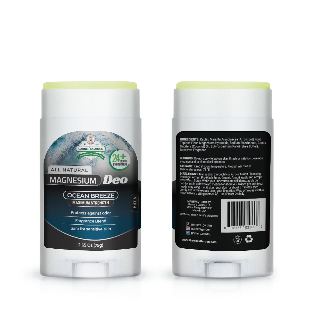 Magnesium Deodorant | 100% Natural WS (12 Pack Case)