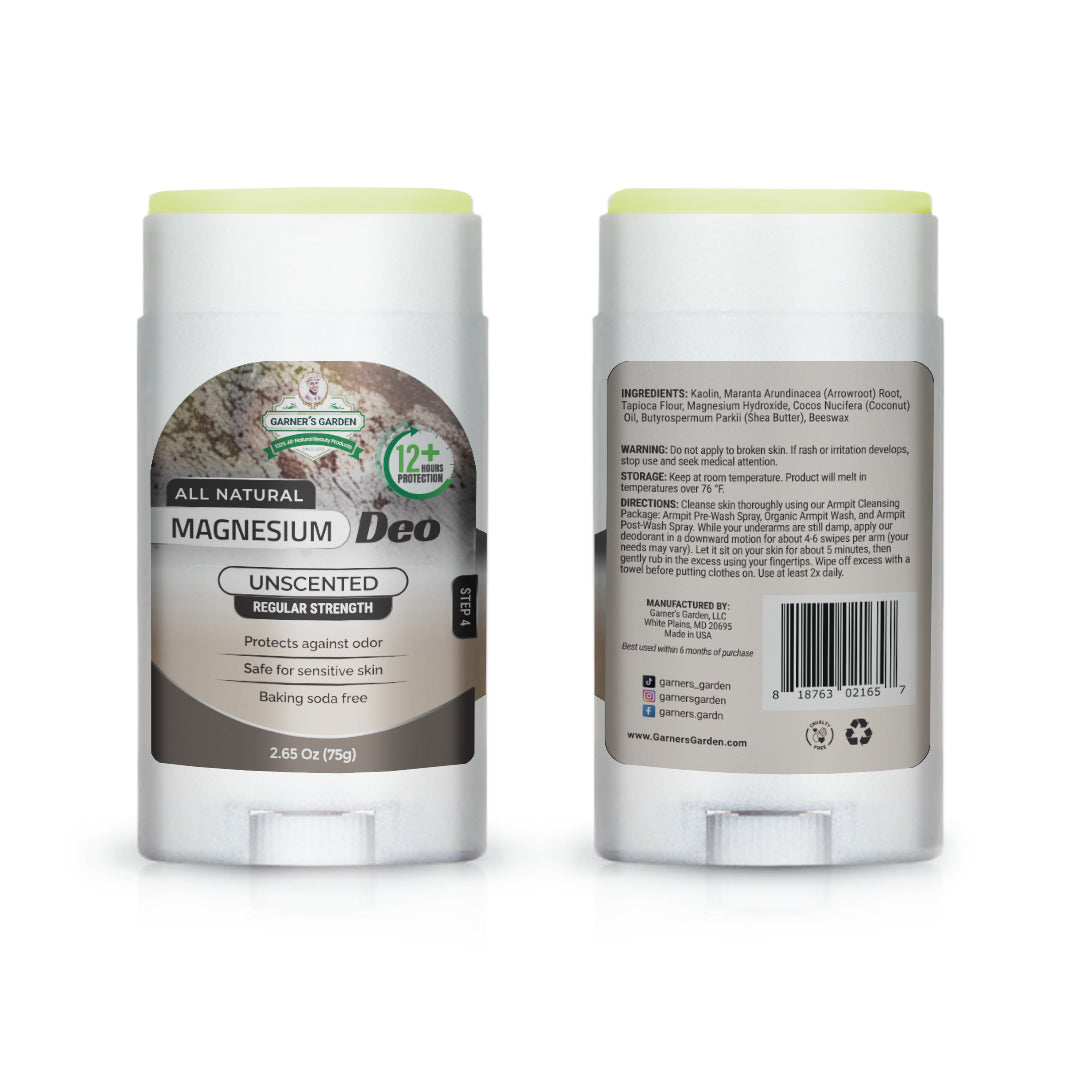 Magnesium Deodorant | 100% Natural WS (12 Pack Case)