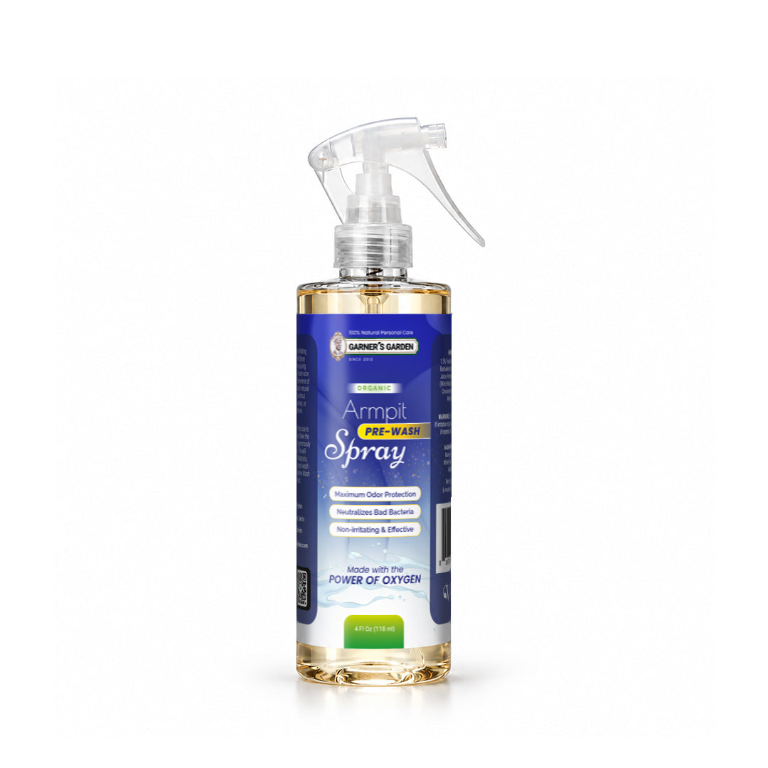 Armpit Pre-Wash Spray | Hydrogen Peroxide Treatment for Armpit Detox & Odor Control