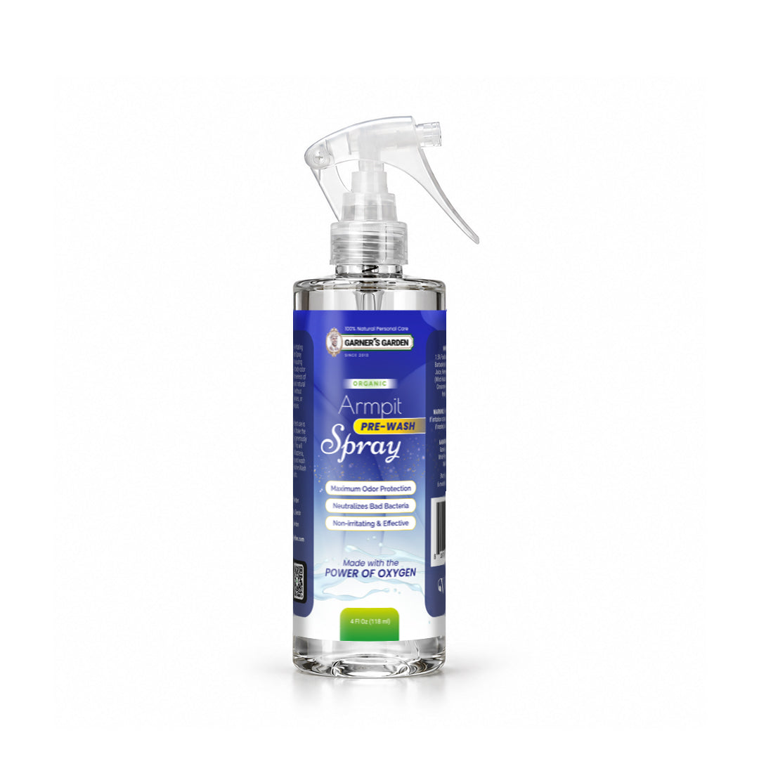 Armpit Pre-Wash Spray | Hydrogen Peroxide Treatment for Armpit Detox & Odor Control