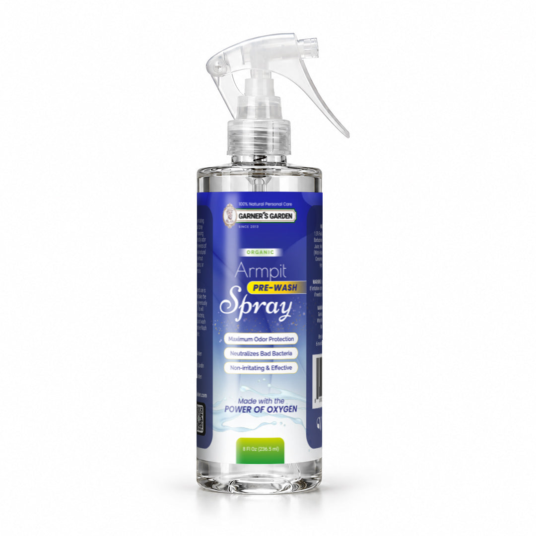 Armpit Pre-Wash Spray | Hydrogen Peroxide Treatment for Armpit Detox & Odor Control