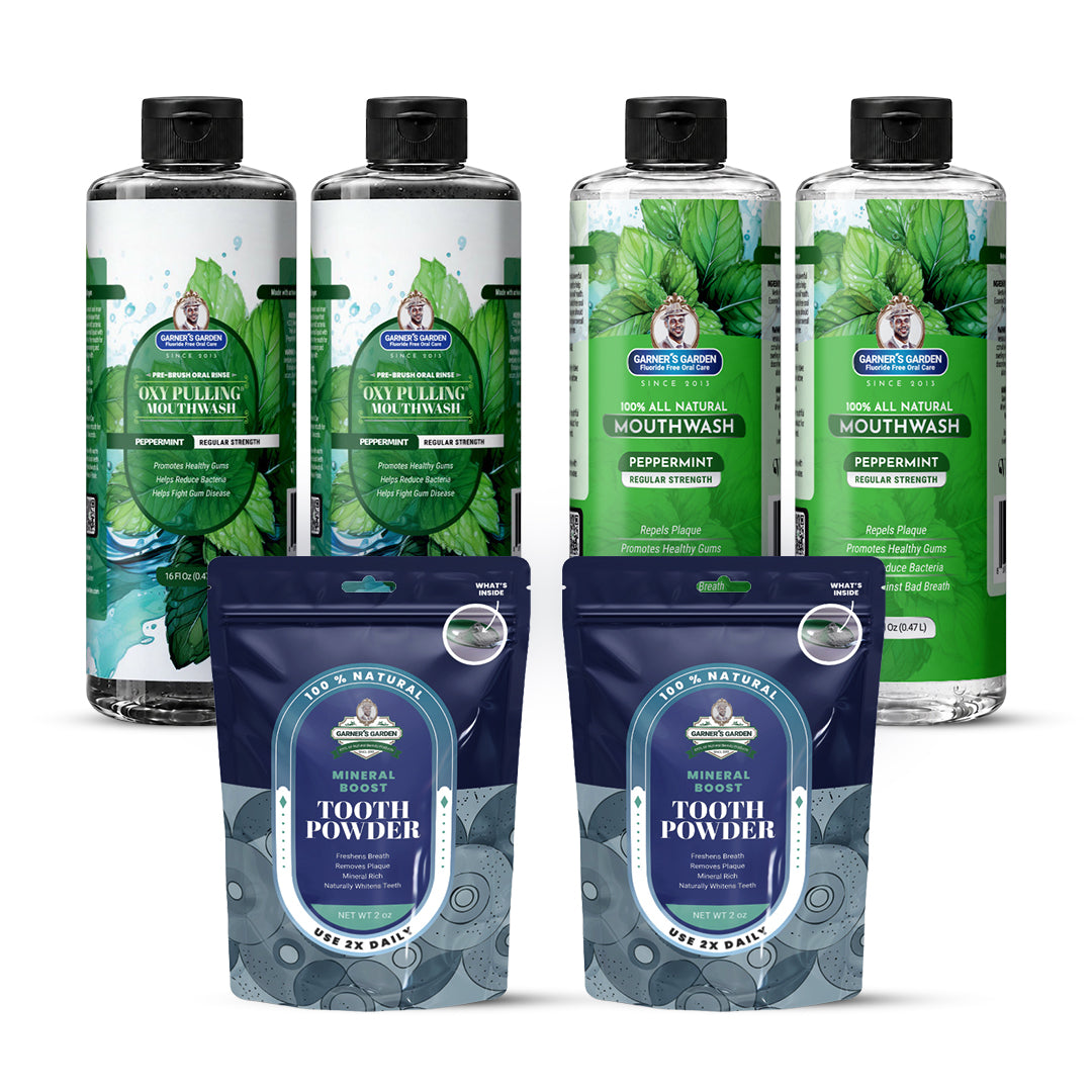 2 Pack Oral Care Package | Trio | H2O2 | Fluoride Free
