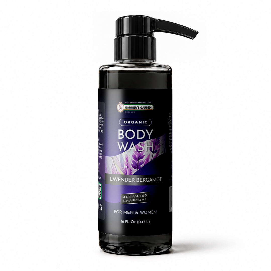Activated Charcoal Organic Body Wash WS (12 Pack Case)