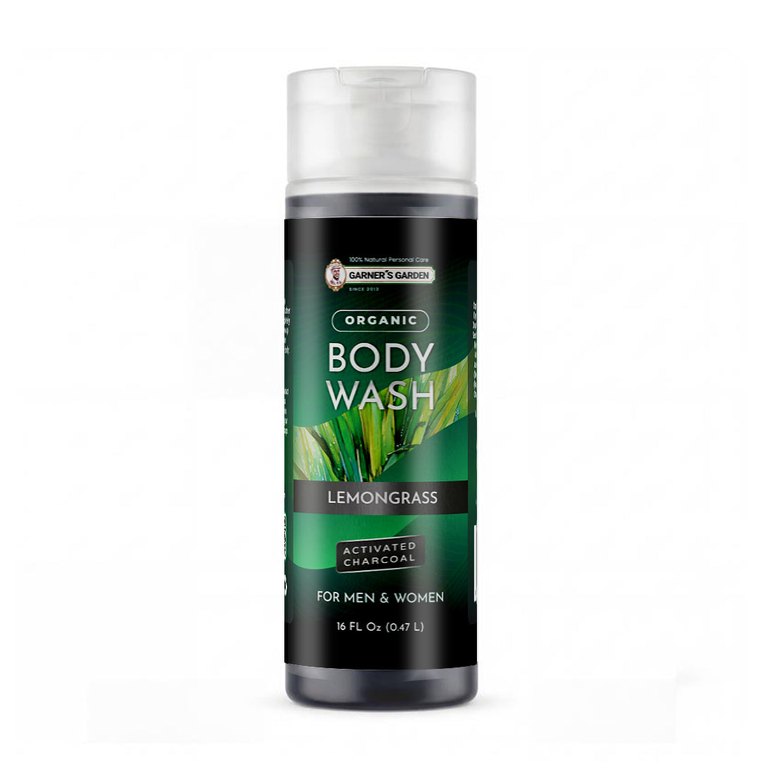 Activated Charcoal Organic Body Wash WS (12 Pack Case)