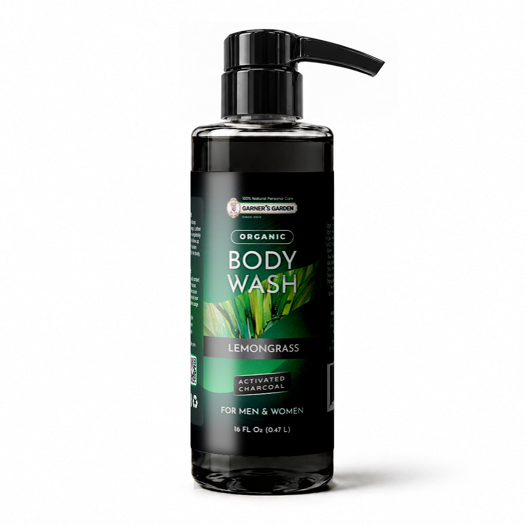 Activated Charcoal Organic Body Wash WS (12 Pack Case)