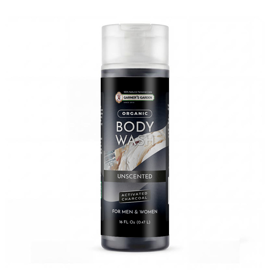 Activated Charcoal Organic Body Wash WS (12 Pack Case)