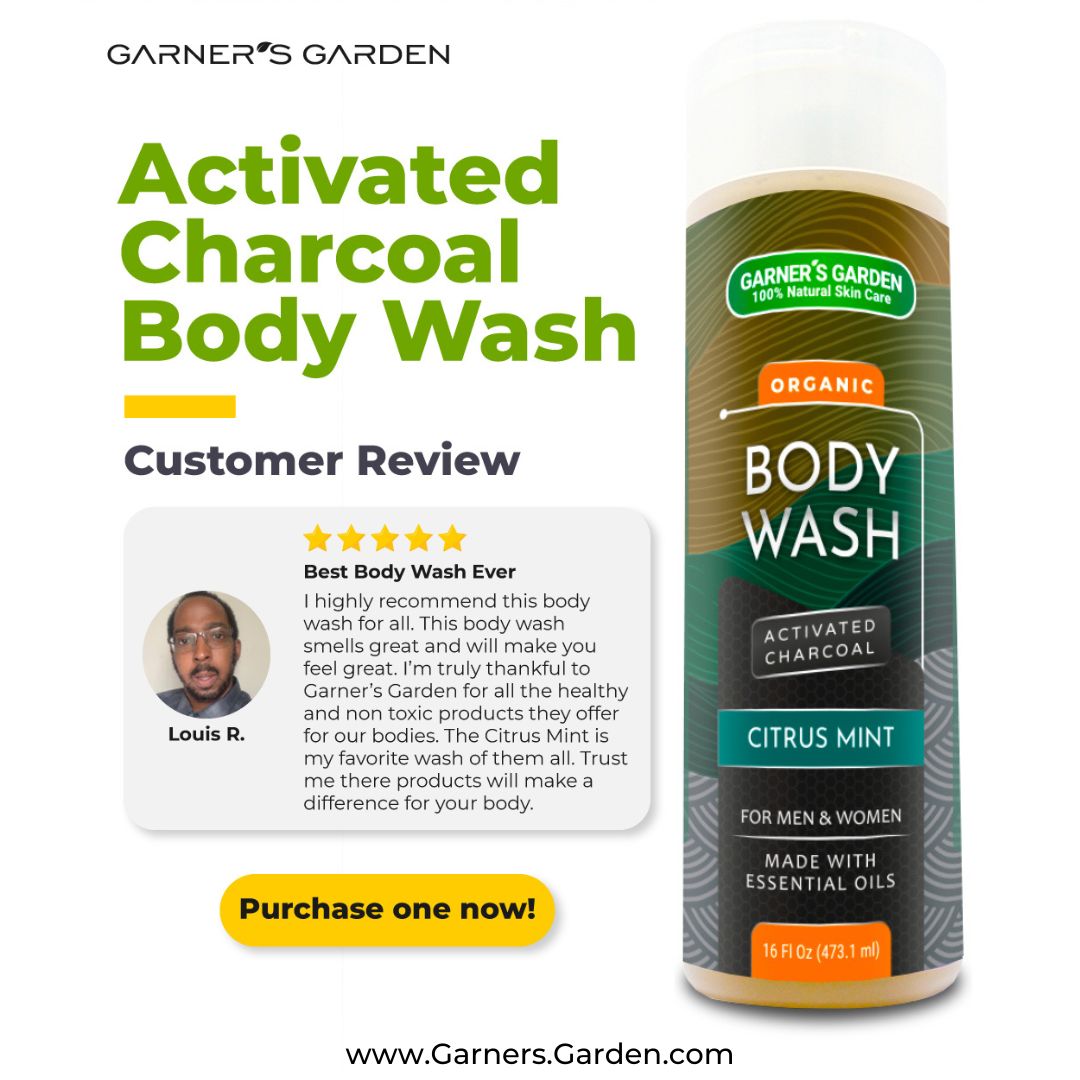 Activated Charcoal Organic Body Wash WS
