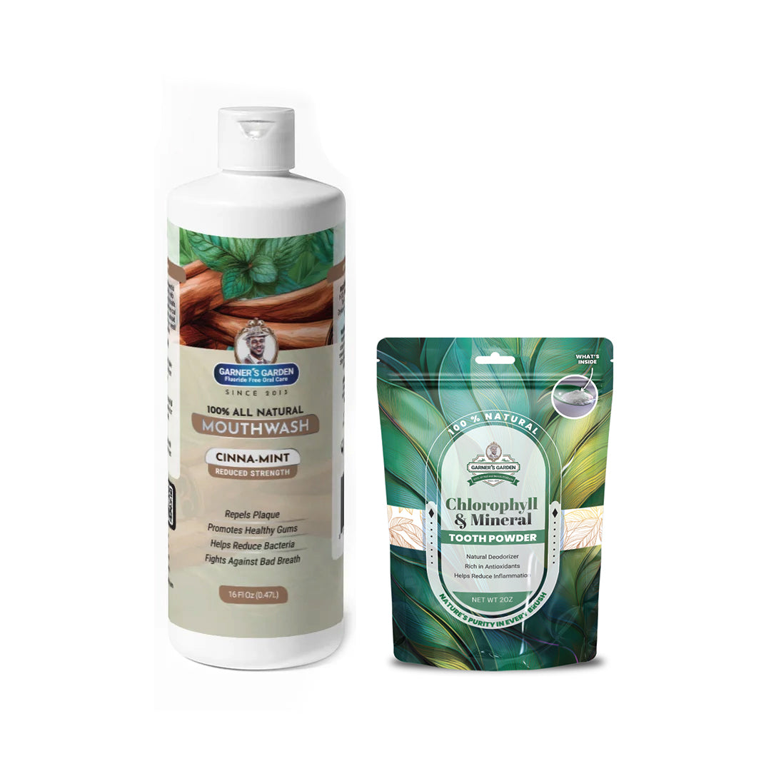 Natural Mouthwash and Tooth Powder | H2O2 | Antibacterial Fluoride-Free