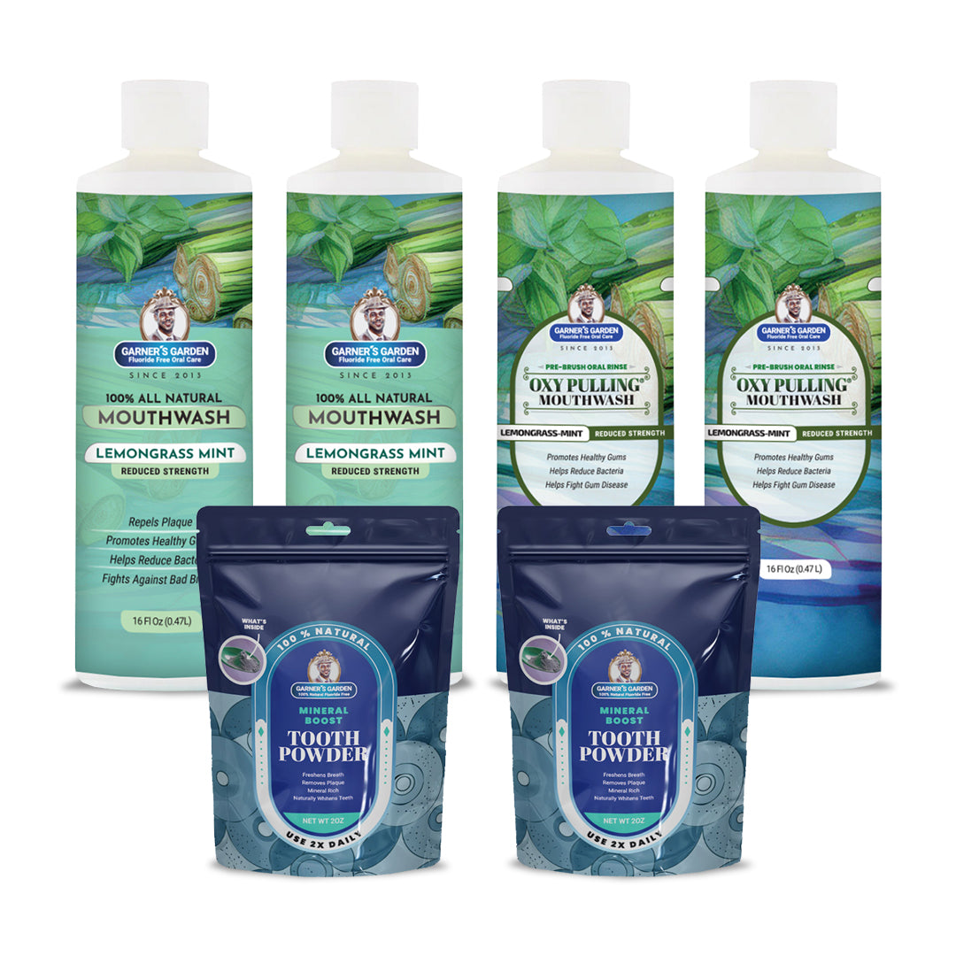 2 Pack Oral Care Package | Trio | H2O2 | Fluoride Free