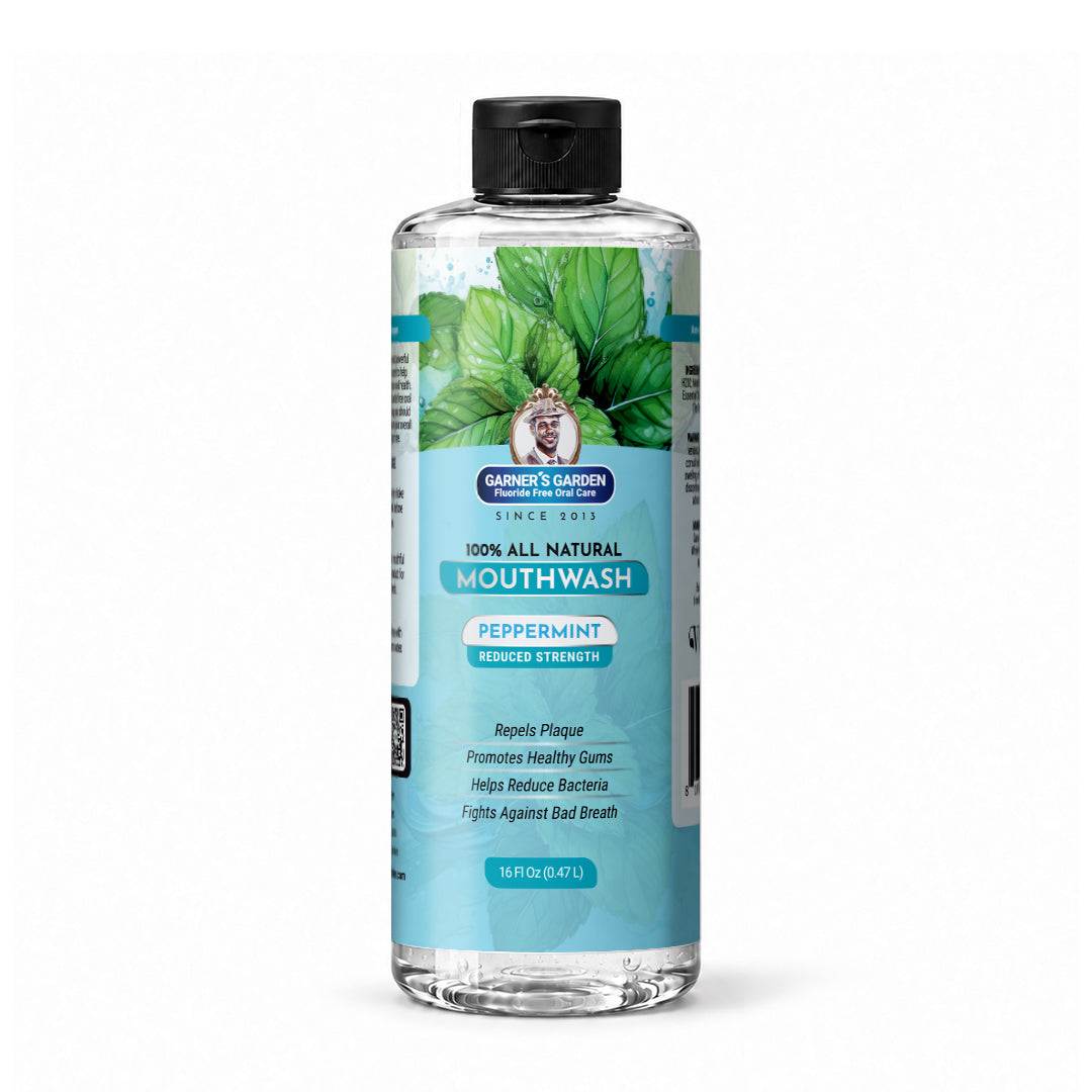 Natural Mouthwash | H2O2 | Antibacterial Fluoride-Free | WS (12 Pack Case)