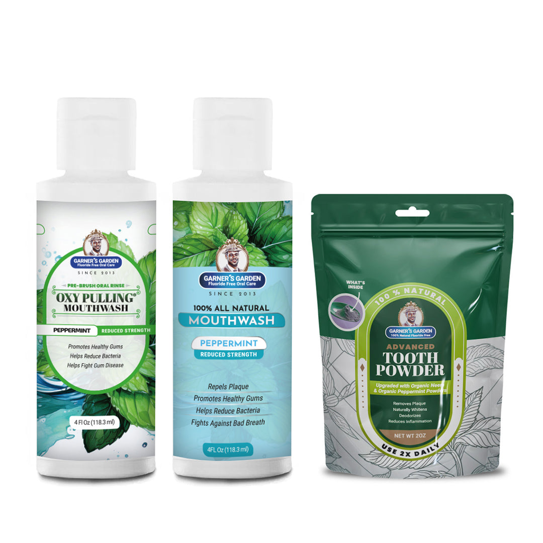 Travel Sized Oral Care Trio | Trio | H2O2 | Fluoride Free