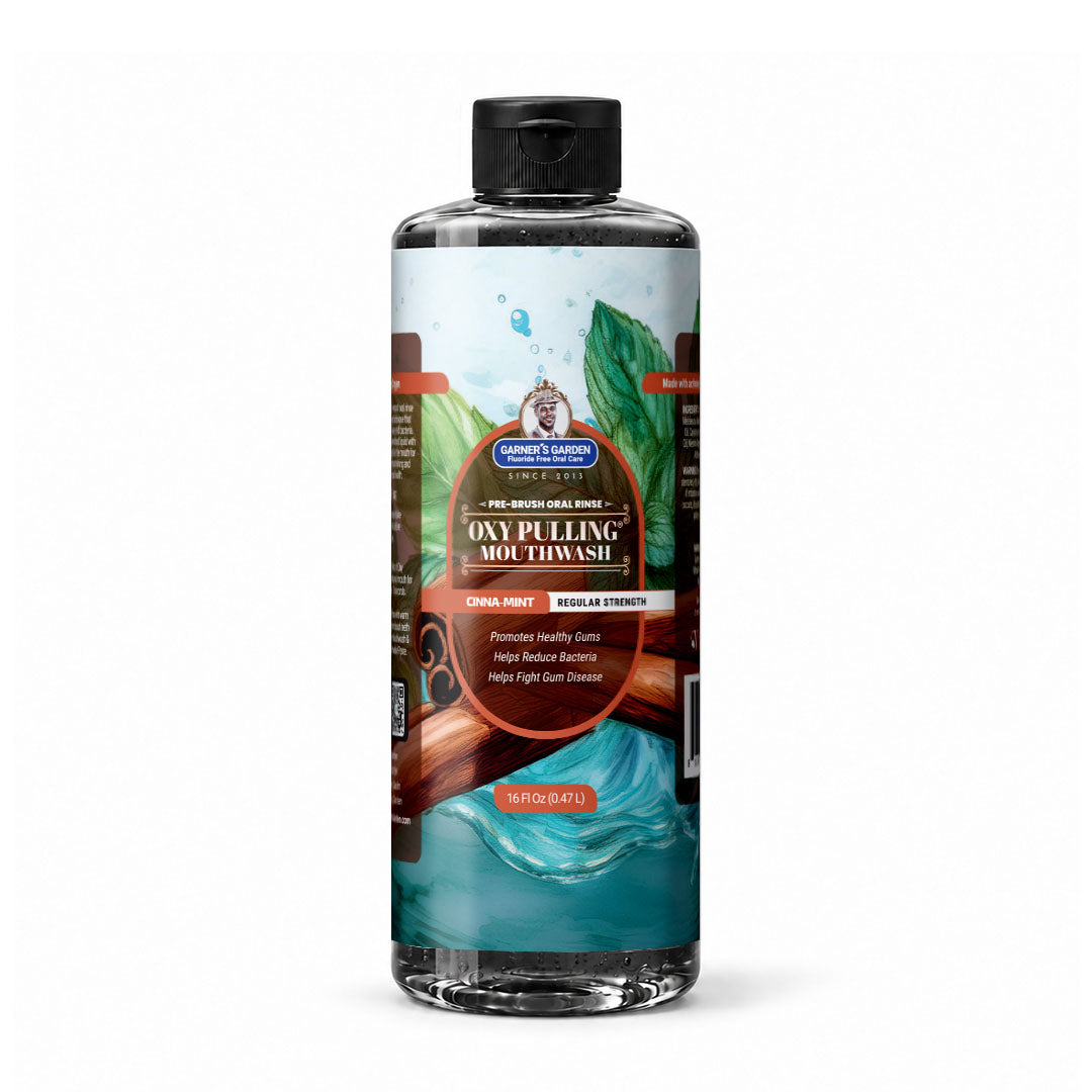 Oxy Pulling Mouthwash | Activated Charcoal | H2O2 | WS (12 Pack Case)