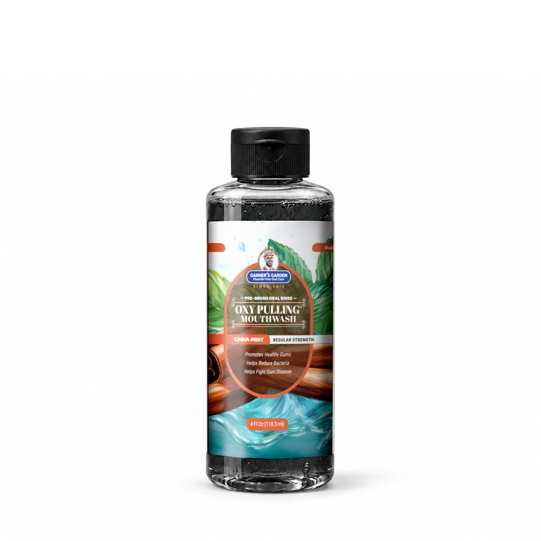 Travel Sized Oxy Pulling Mouthwash | Activated Charcoal | H2O2