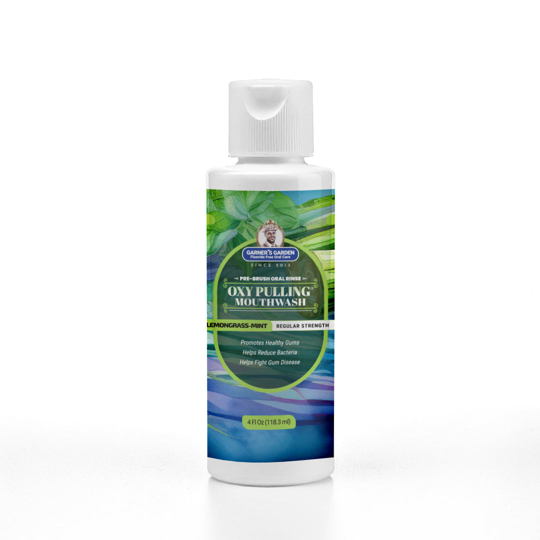 Travel Sized Oxy Pulling Mouthwash | Activated Charcoal | H2O2