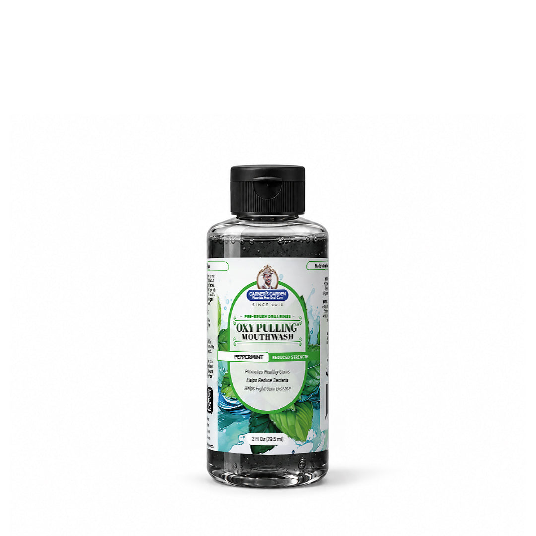 Oxy Pulling Mouthwash | Activated Charcoal | H2O2 | WS (12 Pack Case)