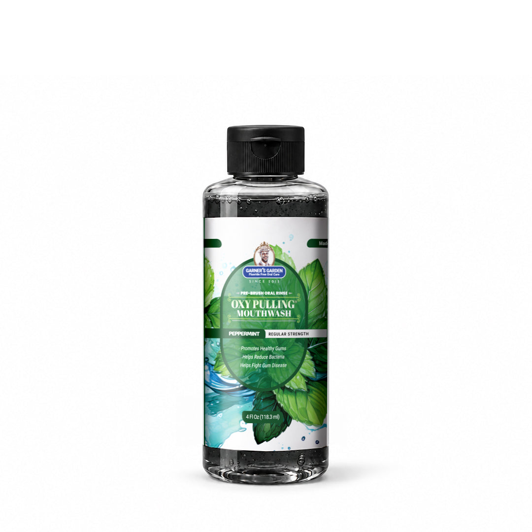 Travel Sized Oxy Pulling Mouthwash | Activated Charcoal | H2O2