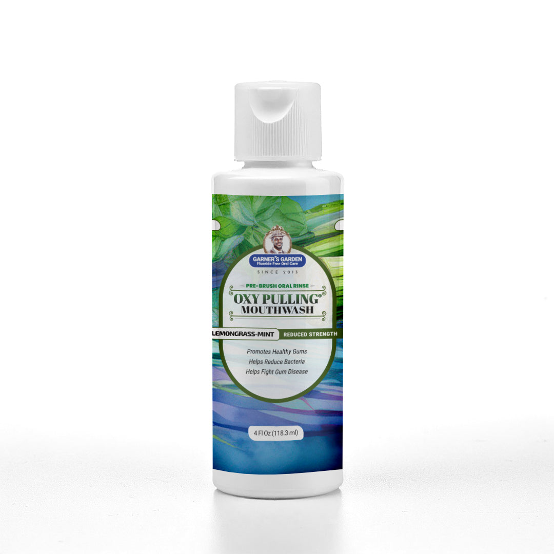 Travel Sized Oxy Pulling Mouthwash | Activated Charcoal | H2O2