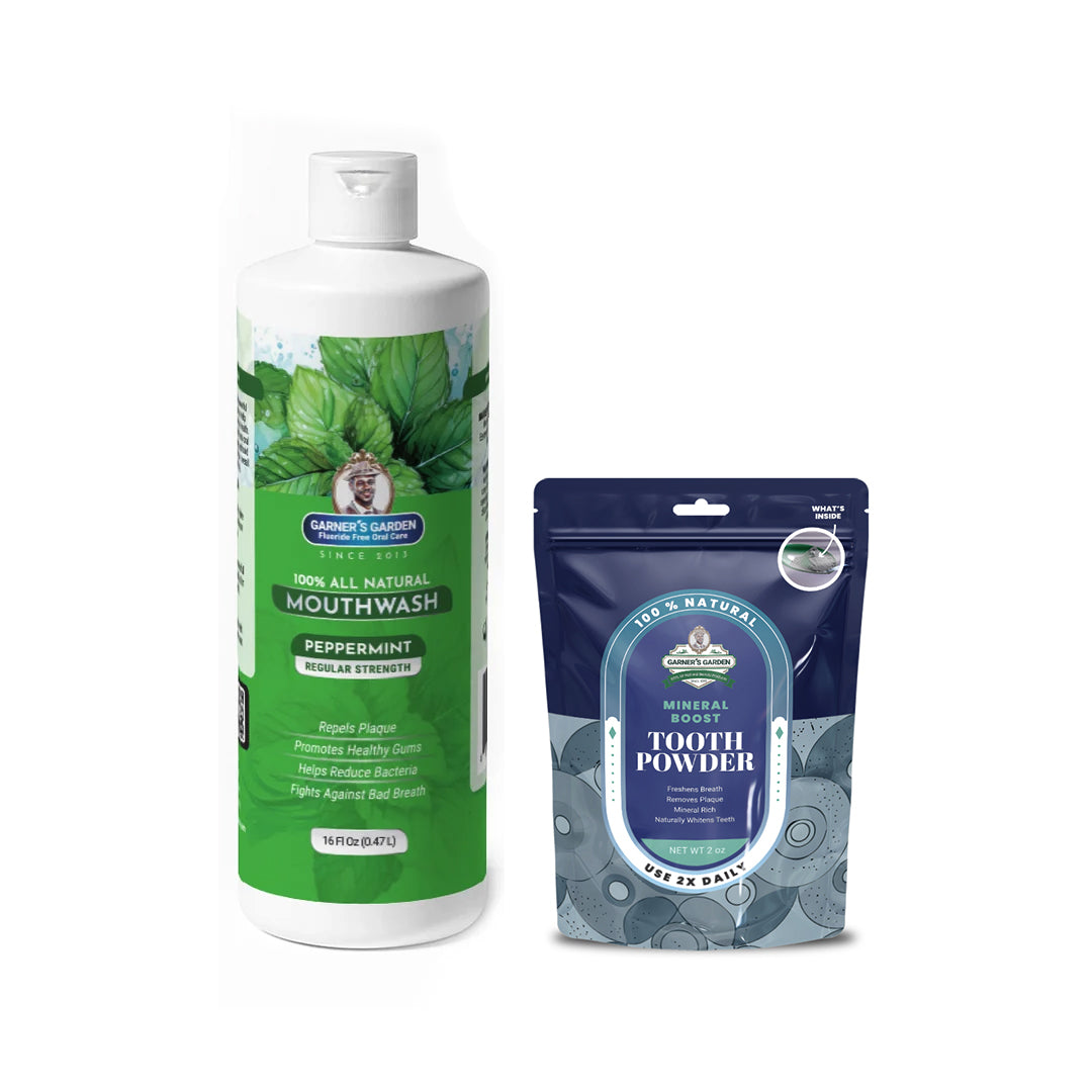 Natural Mouthwash and Tooth Powder | H2O2 | Antibacterial Fluoride-Free