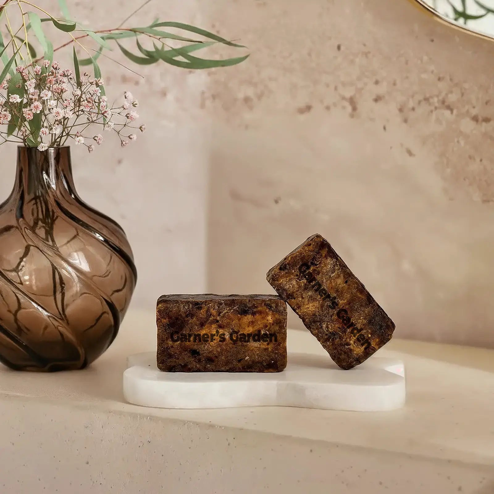 Raw African Black Soap Bar (0.5 lb)
