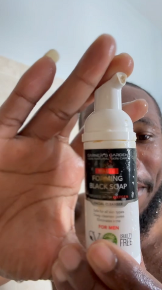 African Black Soap Facial Cleanser | Men's | H2O2