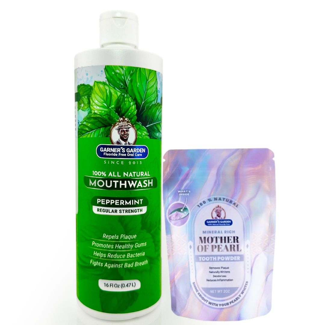 Natural Mouthwash and Tooth Powder | H2O2 | Antibacterial Fluoride-Free