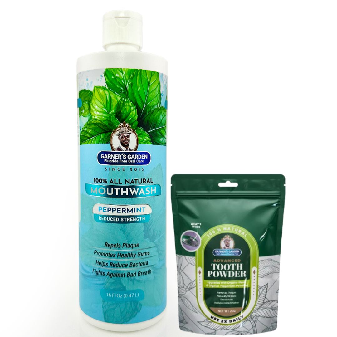 Natural Mouthwash and Tooth Powder | H2O2 | Antibacterial Fluoride-Free