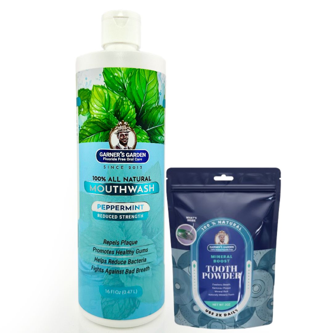Natural Mouthwash and Tooth Powder | H2O2 | Antibacterial Fluoride-Free