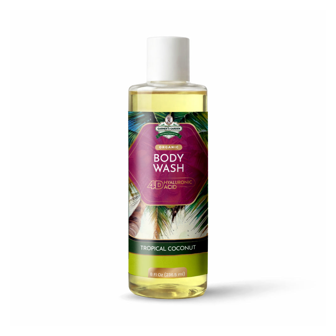 4D Hyaluronic Acid Body Wash Tropical Coconut 8 oz