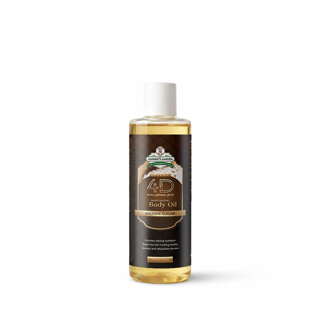 4D Hyaluronic Acid Body Oil Brown Sugar 4 oz