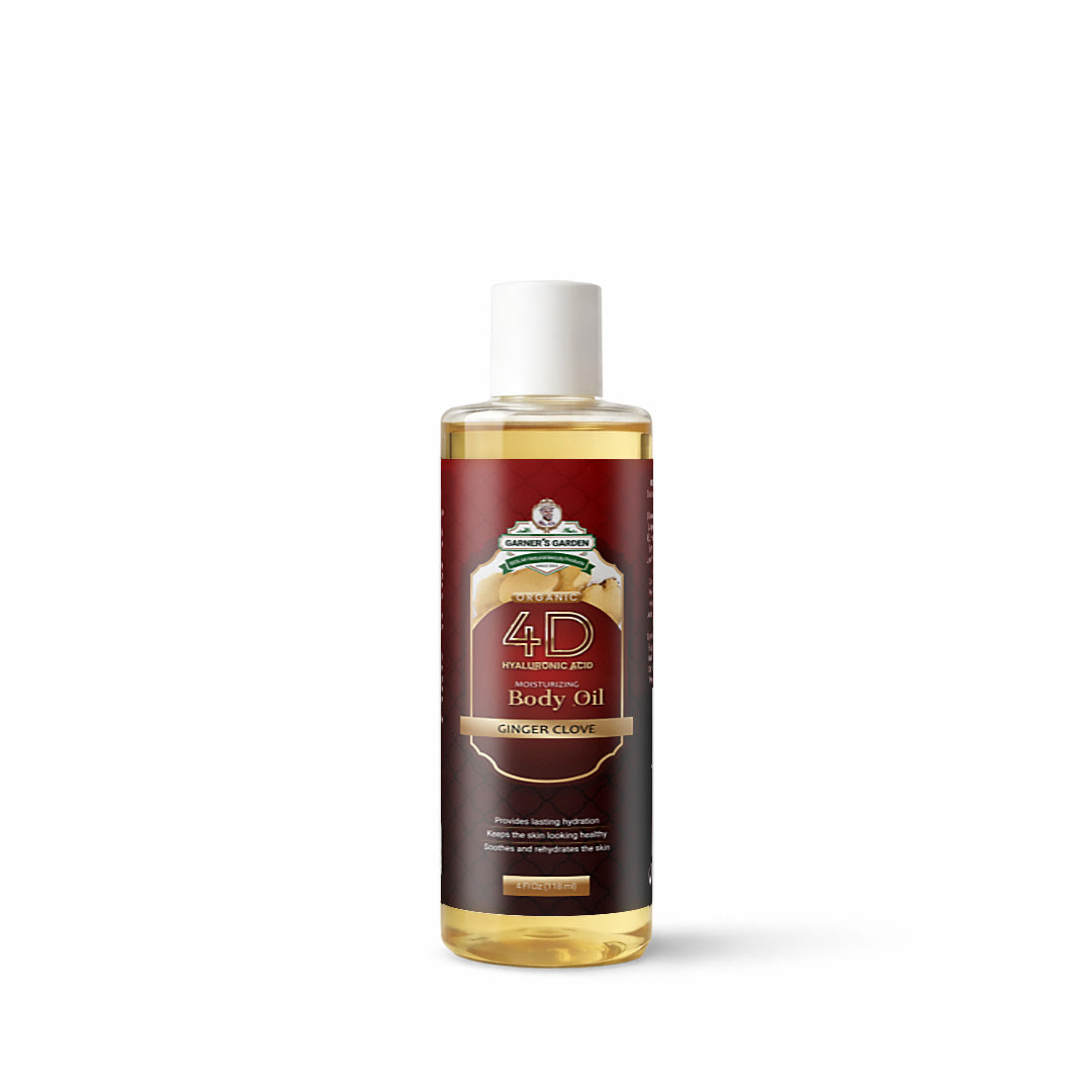 4D Hyaluronic Acid Body Oil Ginger Clove 4 oz