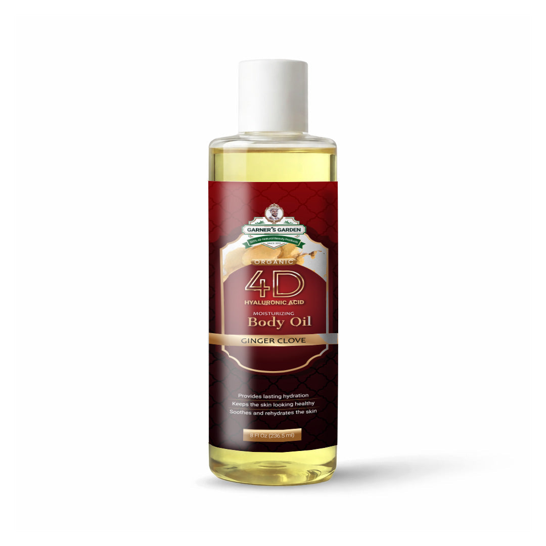 4D Hyaluronic Acid Body Oil Ginger Clove 8 oz