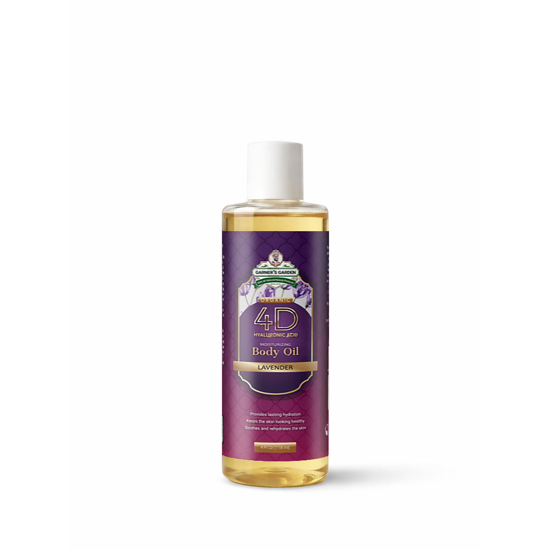 4D Hyaluronic Acid Body Oil Lavender 4 oz