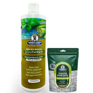 Natural Mouthwash and Tooth Powder