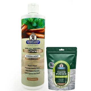 Natural Mouthwash and Tooth Powder