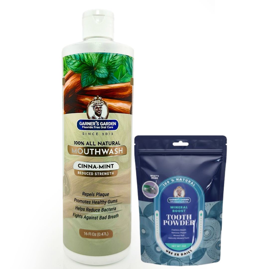 Natural Mouthwash and Tooth Powder | H2O2 | Antibacterial Fluoride-Free