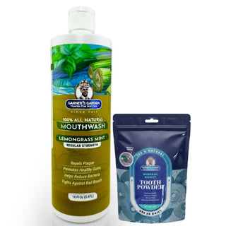 Natural Mouthwash and Tooth Powder