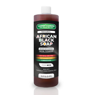African Black Soap Facial Cleanser - Men's