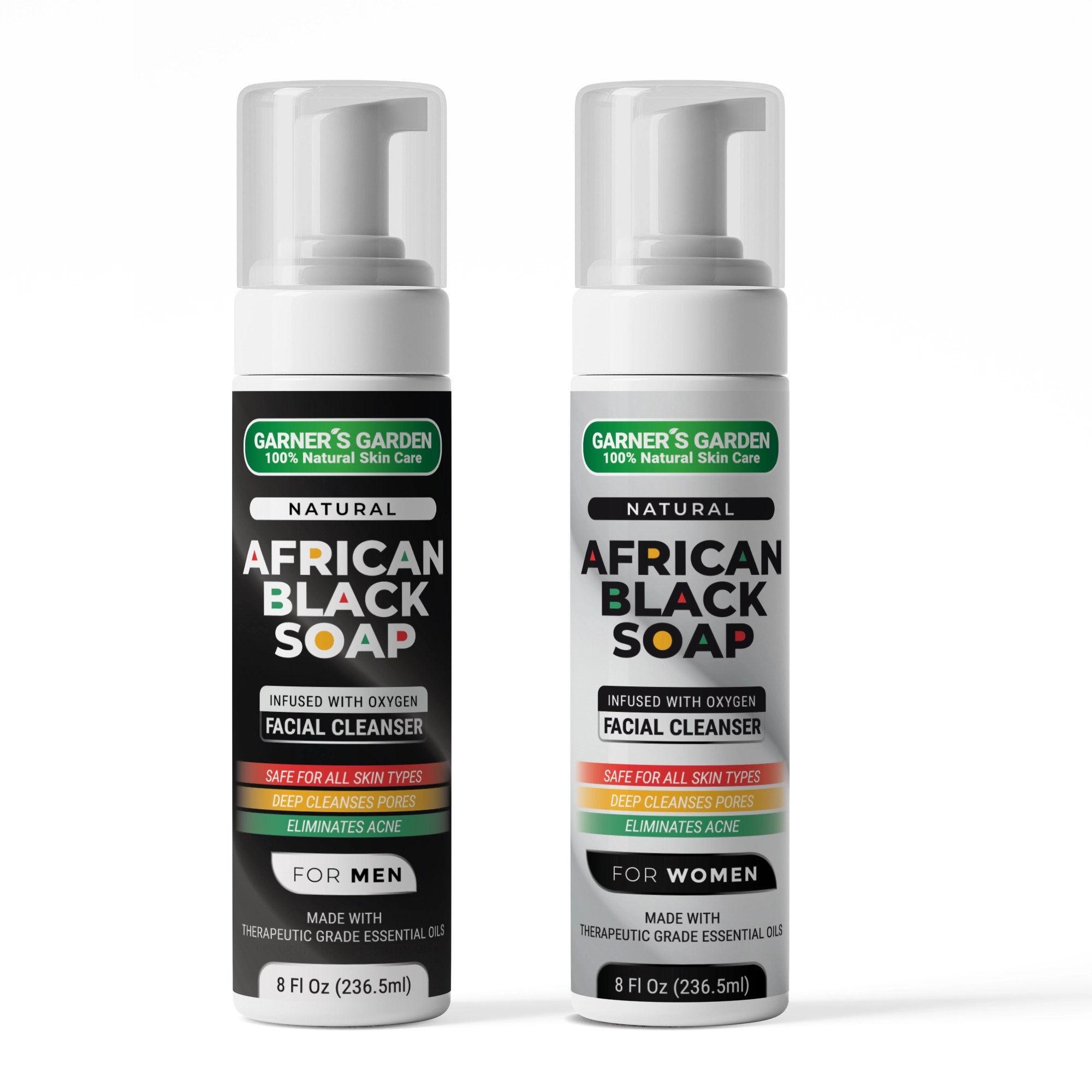 African Black Soap Foaming Facial Cleanser | H2O2 WS