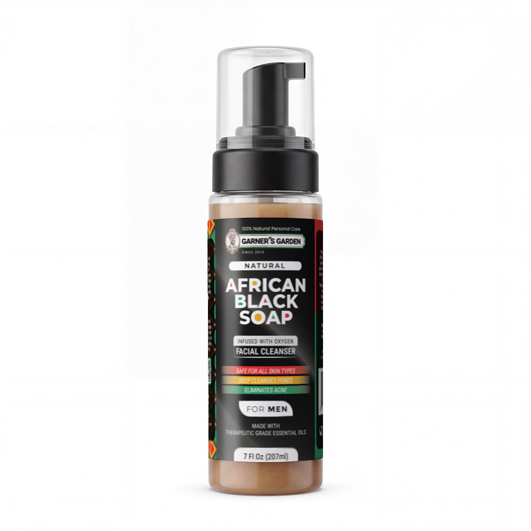 African Black Soap Foaming Facial Cleanser | H2O2