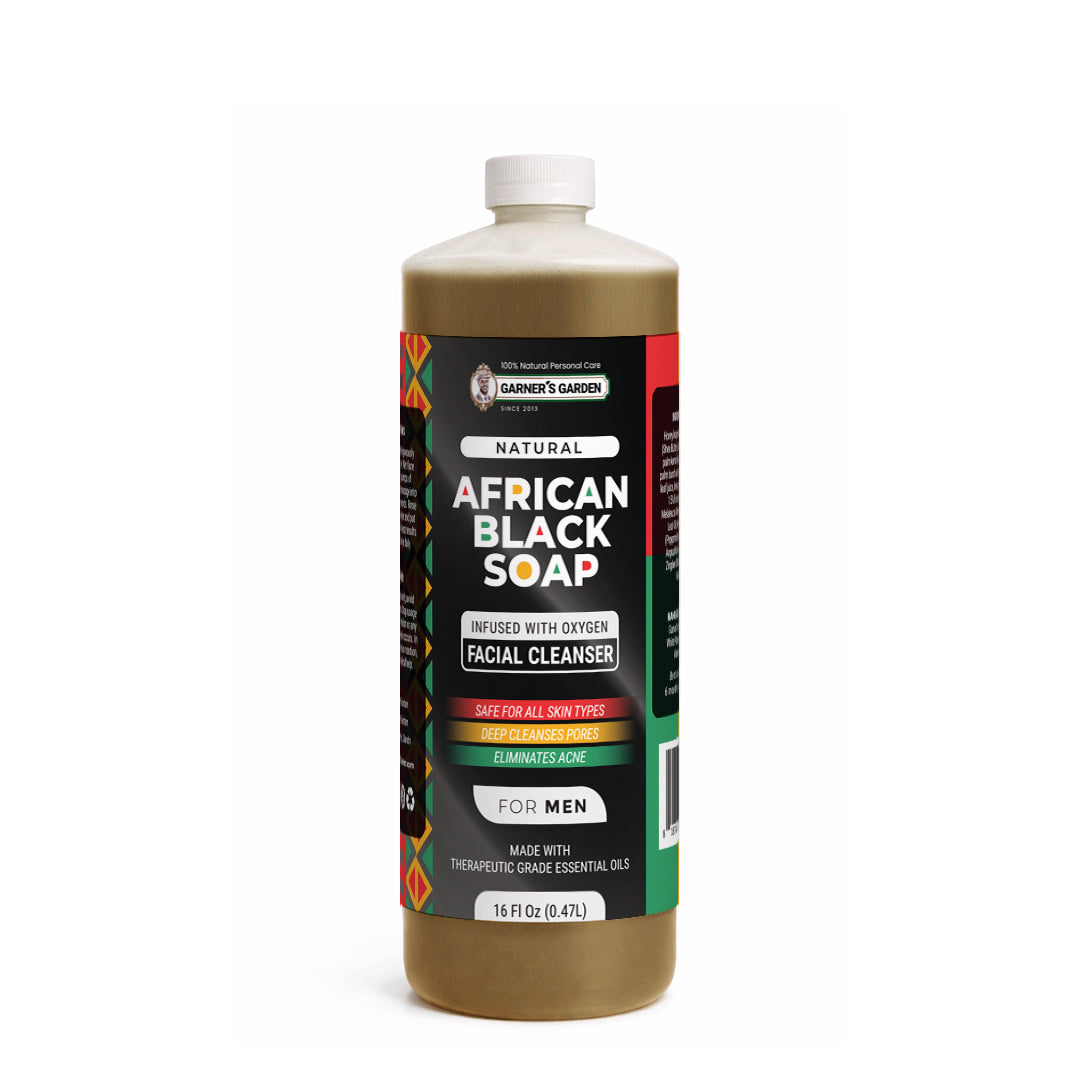 African Black Soap Facial Cleanser | Men's | H2O2 WS (12 Pack Case)