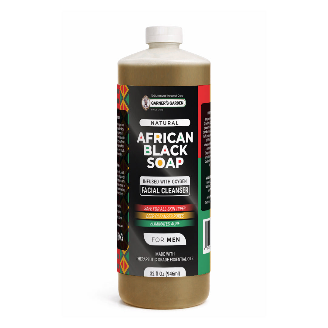 African Black Soap Facial Cleanser | Men's | H2O2 WS (12 Pack Case)