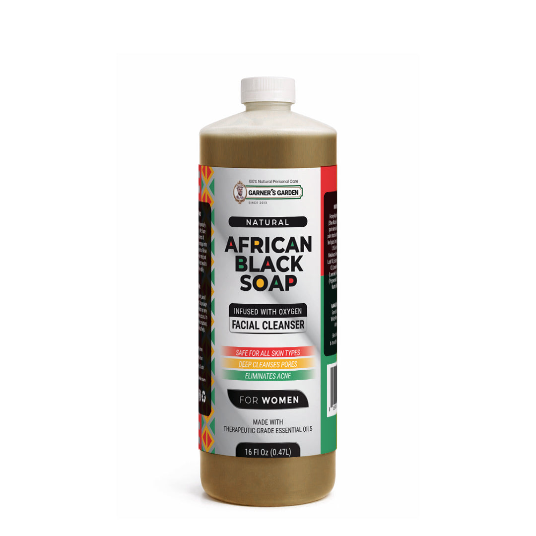 African Black Soap Foaming Facial Cleanser | H2O2